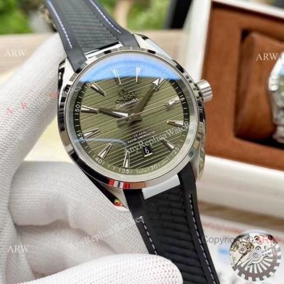 Best Quality Copy Omega Aqua Terra 150m Watches New Military green Dial